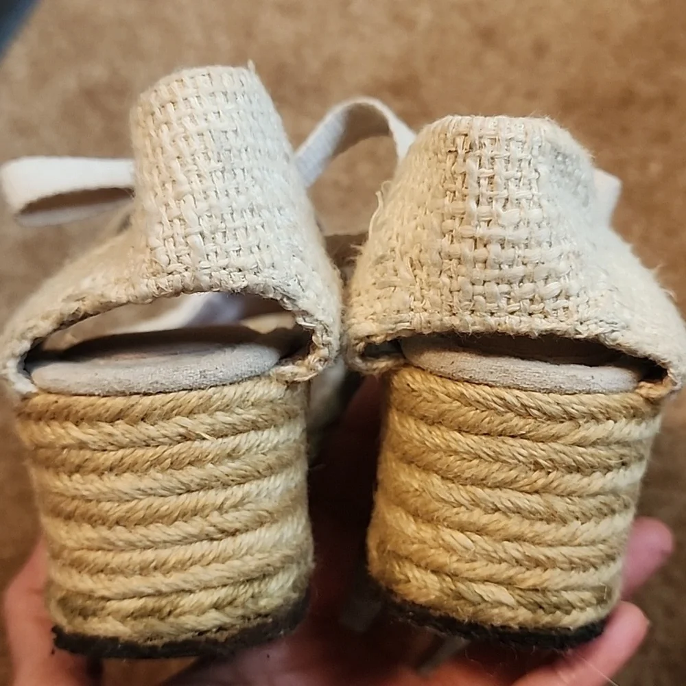 UGG Delmar Espadrilles Jute Wedge Sandals